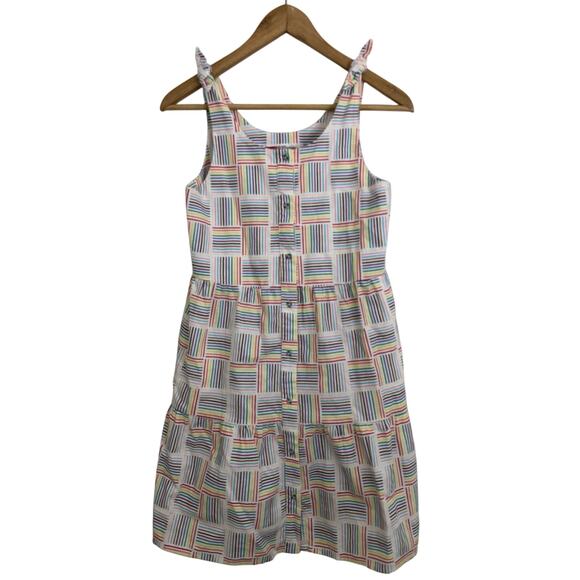 Kids Pride Dress LGBTQ+ Rainbow Flag Gender Inclusive Kids NWOT 10 12 Large - Picture 1 of 5